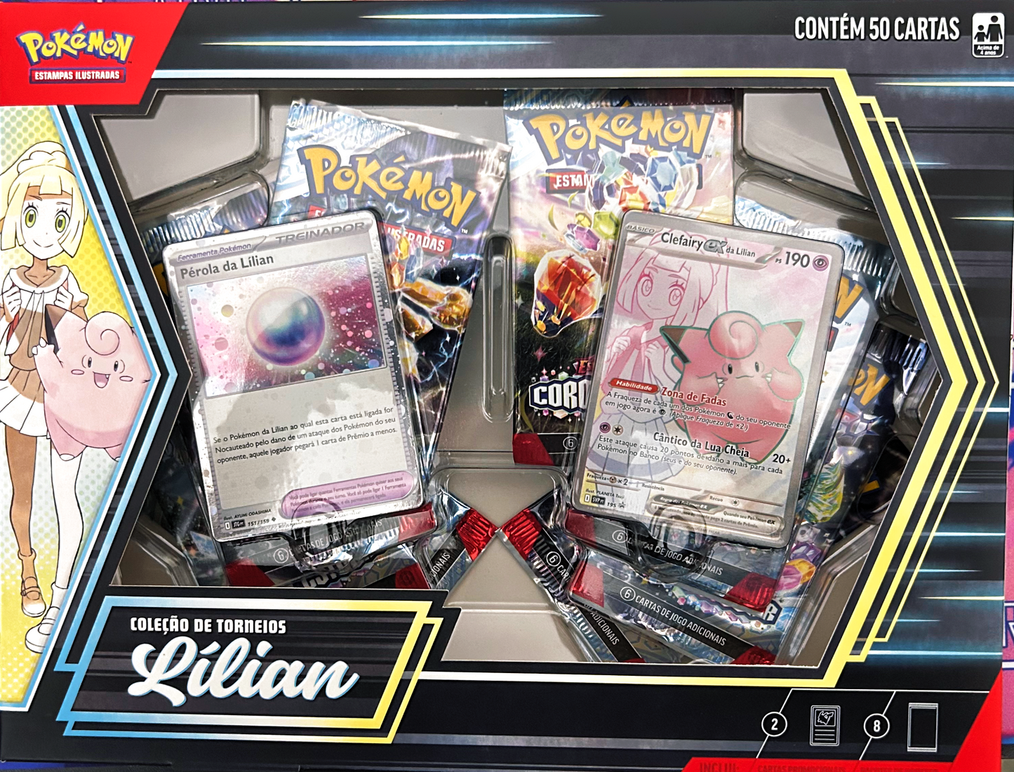 Box Pokémon – Coleção de Torneios Lílian - (Copag)