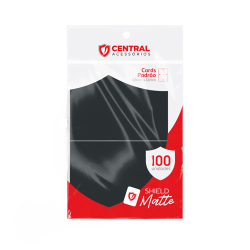 Central Shield – Matte: Preto