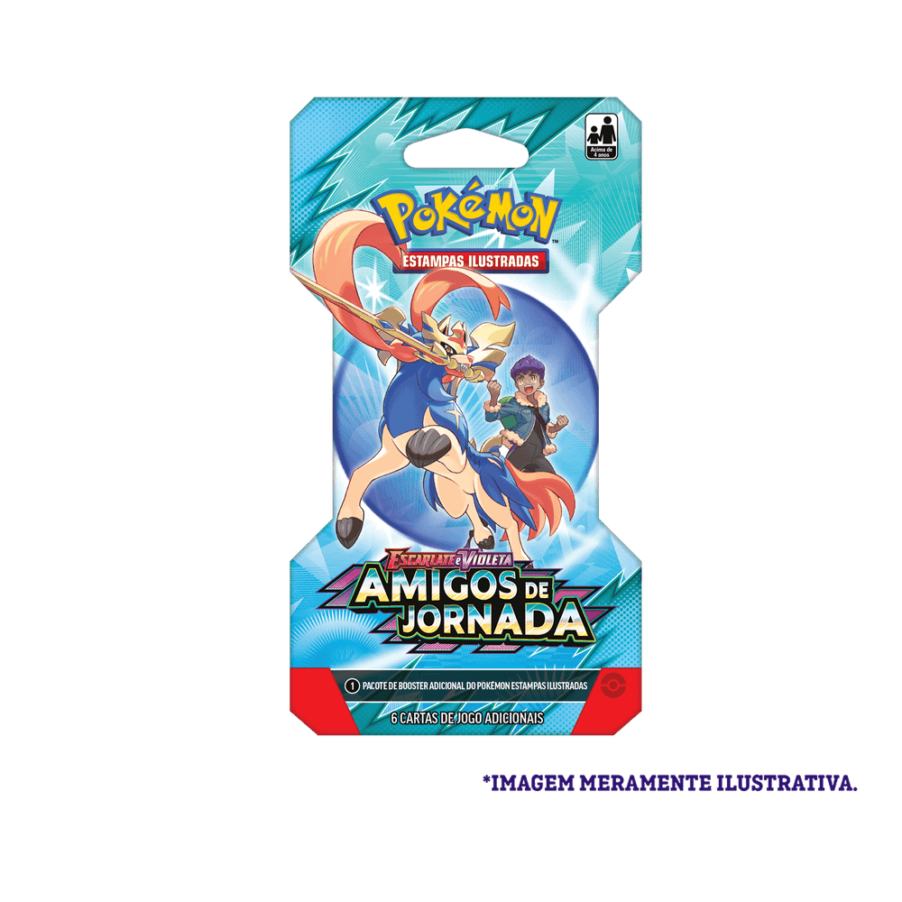 Blister Unitário Pokémon - Escarlate e Violeta 9: Amigos de Jornada