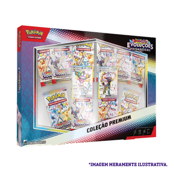 Box Pokémon Coleção Premium EV8.5 Evoluções Prismáticas