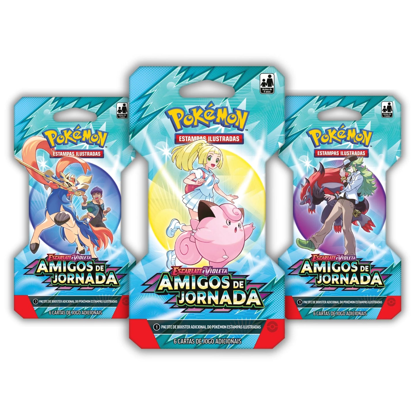 Blister Unitário Pokémon - Escarlate e Violeta 9: Amigos de Jornada