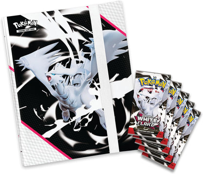(PRÉ VENDA) Pokémon TCG: Scarlet & Violet – White Flare Binder Collection Box (5 Boosters)