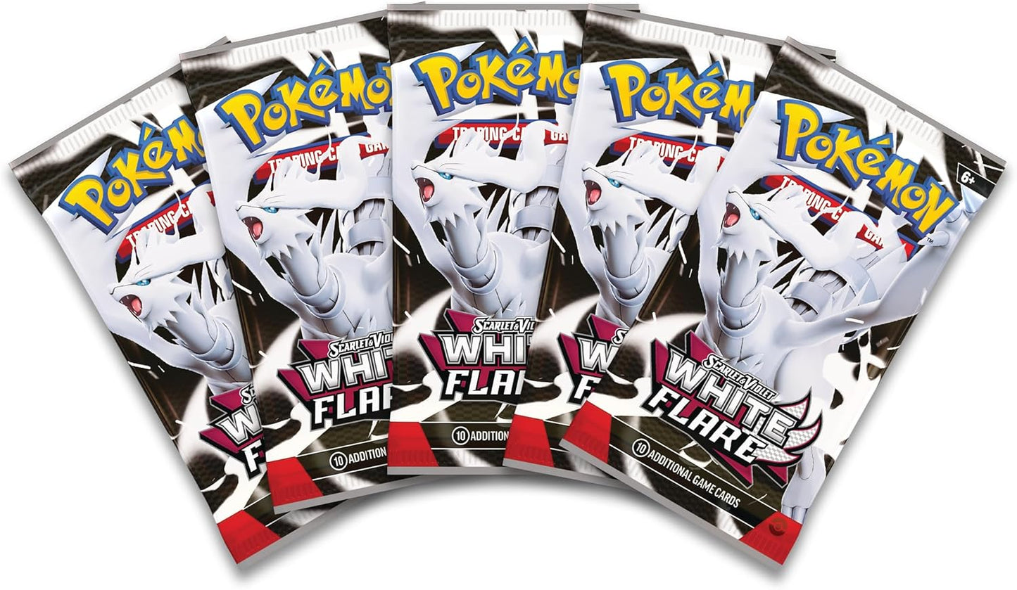 (PRÉ VENDA) Pokémon TCG: Scarlet & Violet – White Flare Binder Collection Box (5 Boosters)