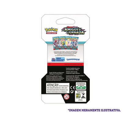 Blister Unitário Pokémon - Escarlate e Violeta 9: Amigos de Jornada