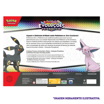 Box Pokémon Coleção Premium EV8.5 Evoluções Prismáticas