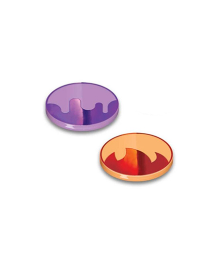 MARCADORES DE CONDIÇÕES ESPECIAIS - ESCARLATE E VIOLETA - ACRÍLICO